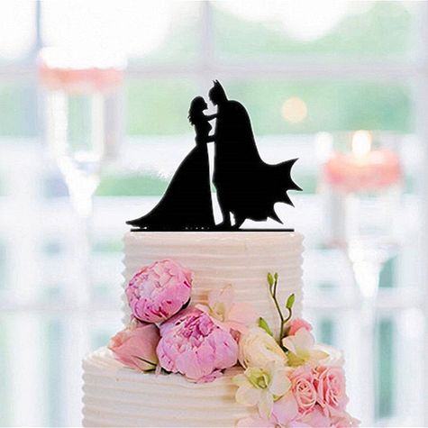 Svadobná dekorácia - BATMAN sa žení
