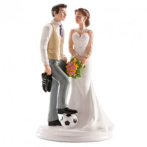 Figúruka na svadobnú tortu - Futbalista sa žení