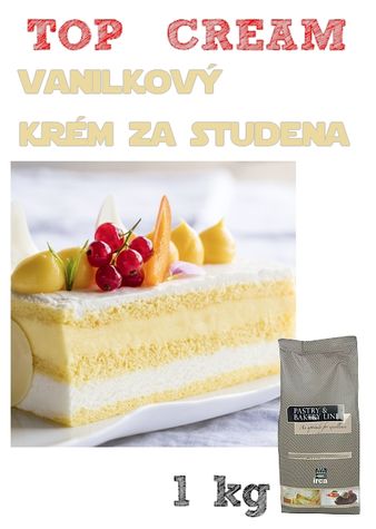 Vanilkový krém za studena Top Cream - 1 kg