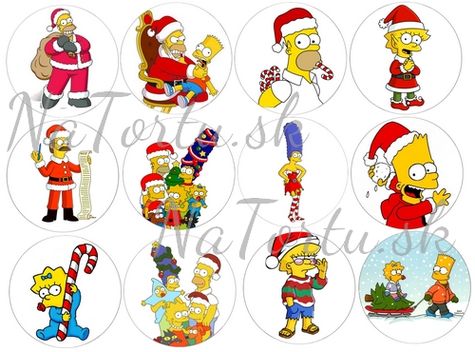 Vianočný motív na medovníčky / koláčiky - Homer mix