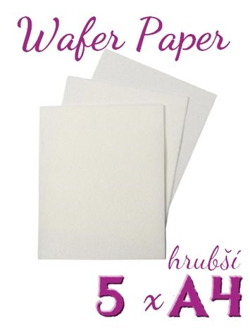 Wafer Paper (H) - na tvorbu kvetov a dekoráci - 5 x A4