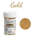 Zlatá prachová farba s leskom - Gold (4g)
