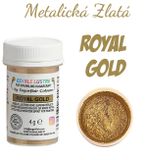 Zlatá prachová farba s leskom - Royal Gold (4g)